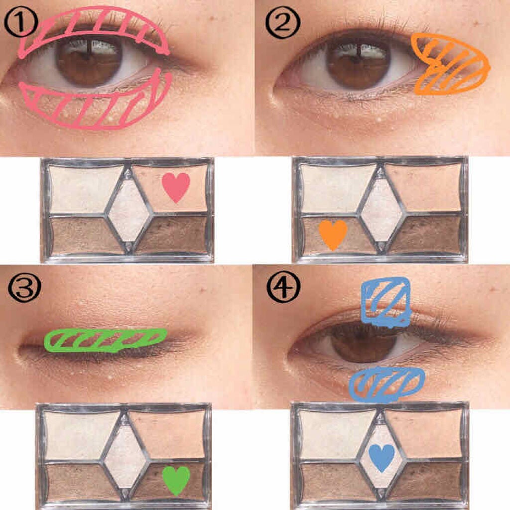 【旧品】パーフェクトスタイリストアイズ/キャンメイク/アイシャドウパレットを使ったクチコミ(2枚目)