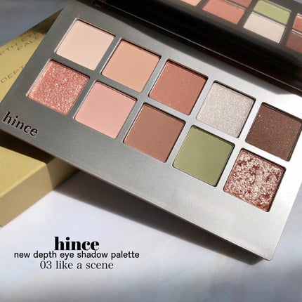 ニューデップスアイシャドウパレット/hince/アイシャドウパレットを使ったクチコミ(2枚目)