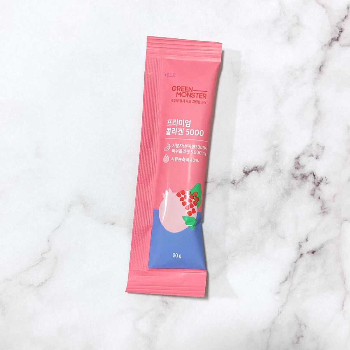 プレミアムコラーゲン5000/グリーンモンスター/美容サプリメントを使ったクチコミ(2枚目)