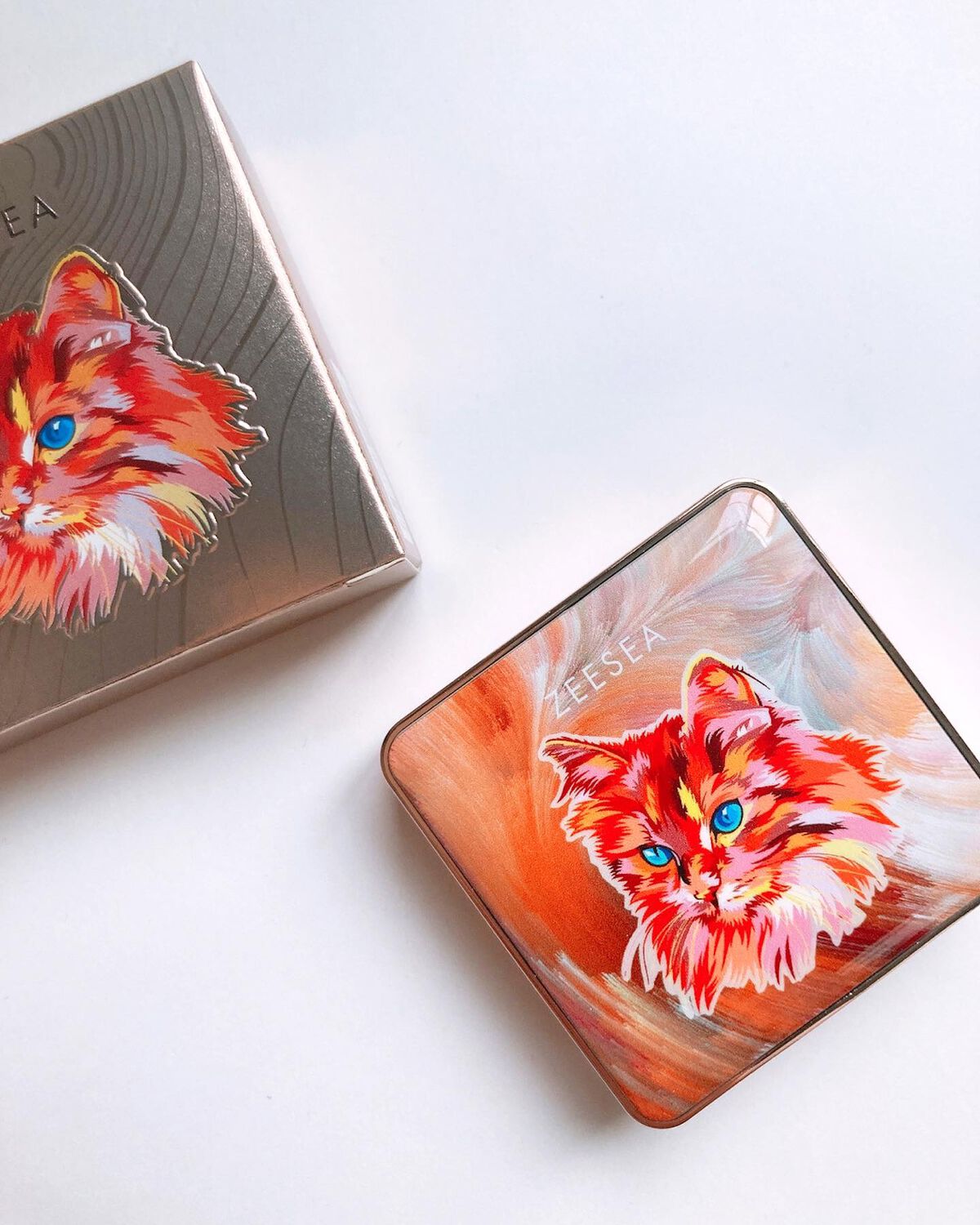 アニマルアイシャドウ(4シェード)/ZEESEA/アイシャドウパレットを使ったクチコミ(5枚目)