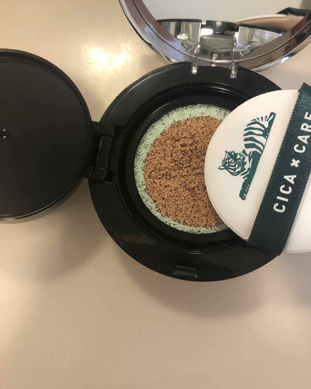 CICAレッドネスカバークッション/VT/クッションファンデーションを使ったクチコミ（1枚目）