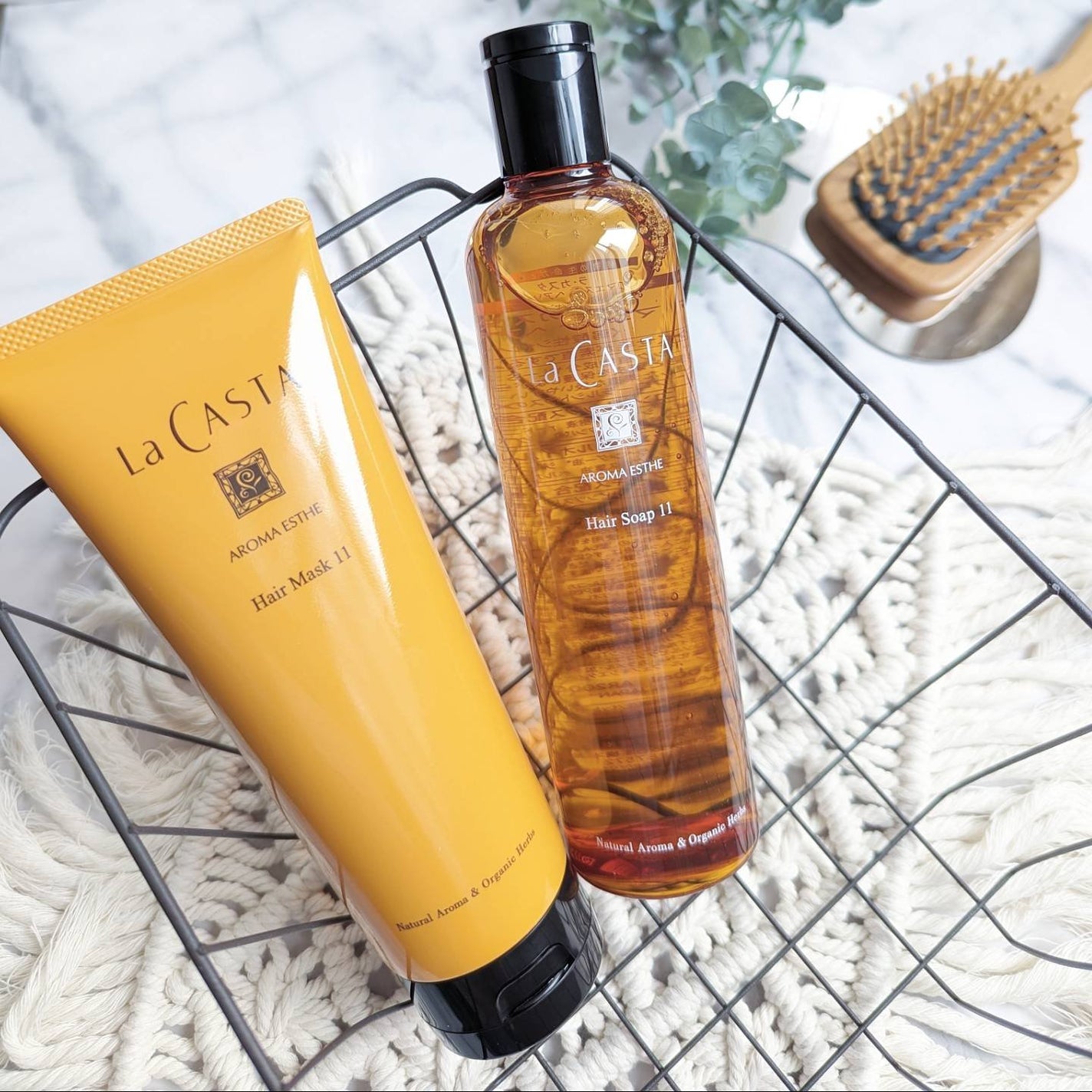 アロマエステ ヘアソープ11/ヘアマスク11/ラ・カスタ/市販シャンプーを使ったクチコミ(1枚目)
