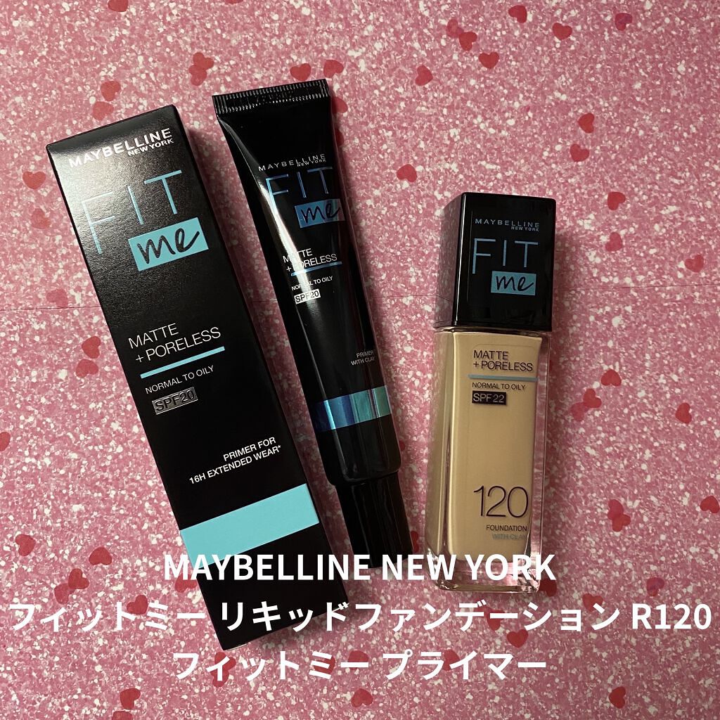 フィットミー リキッドファンデーション R/MAYBELLINE NEW YORK/リキッドファンデーションを使ったクチコミ（1枚目）