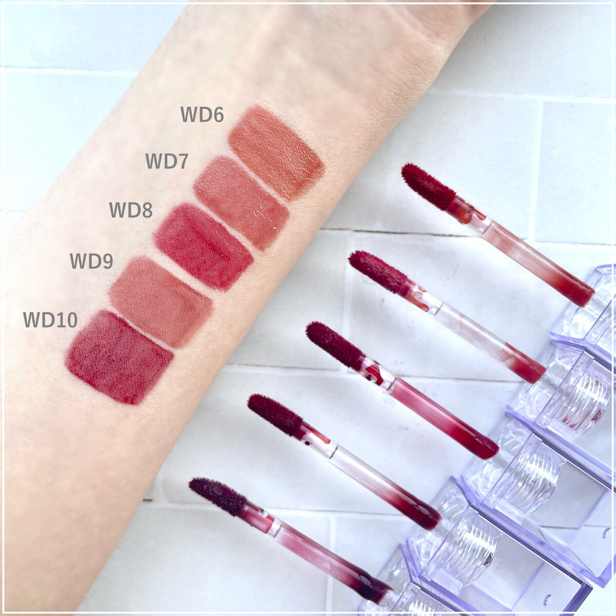 ザ ウォータリーデューティント/MERZY/リップティントを使ったクチコミ（2枚目）