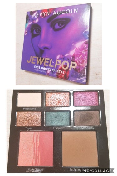 JEWELPOP/FACE AND EYE PALETTE/Kevyn Aucoin/パウダーアイシャドウを使ったクチコミ（4枚目）