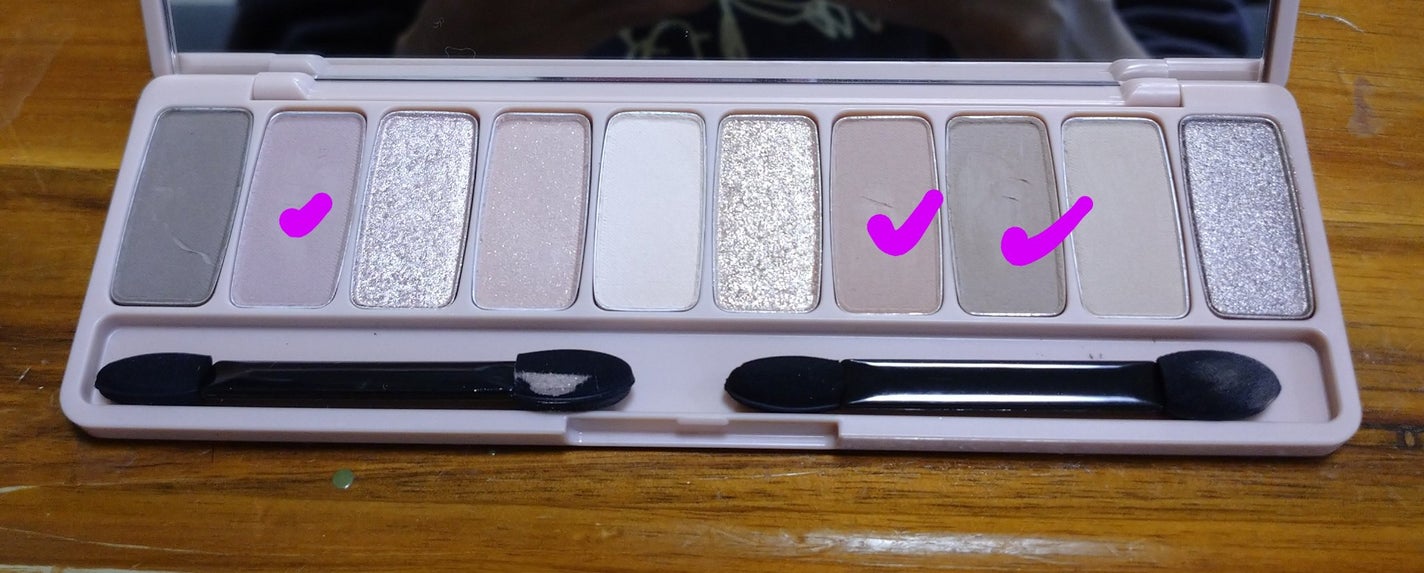 びー玉 on LIPS 「☆ミずっと気になってた抹茶アイシャドウを使ってみました❣️(o..」(7枚目)