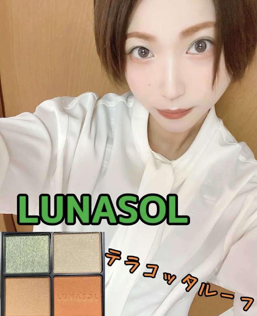 アイカラーレーション 04 Terracotta Roof（販売終了）/LUNASOL/アイシャドウパレットを使ったクチコミ（1枚目）