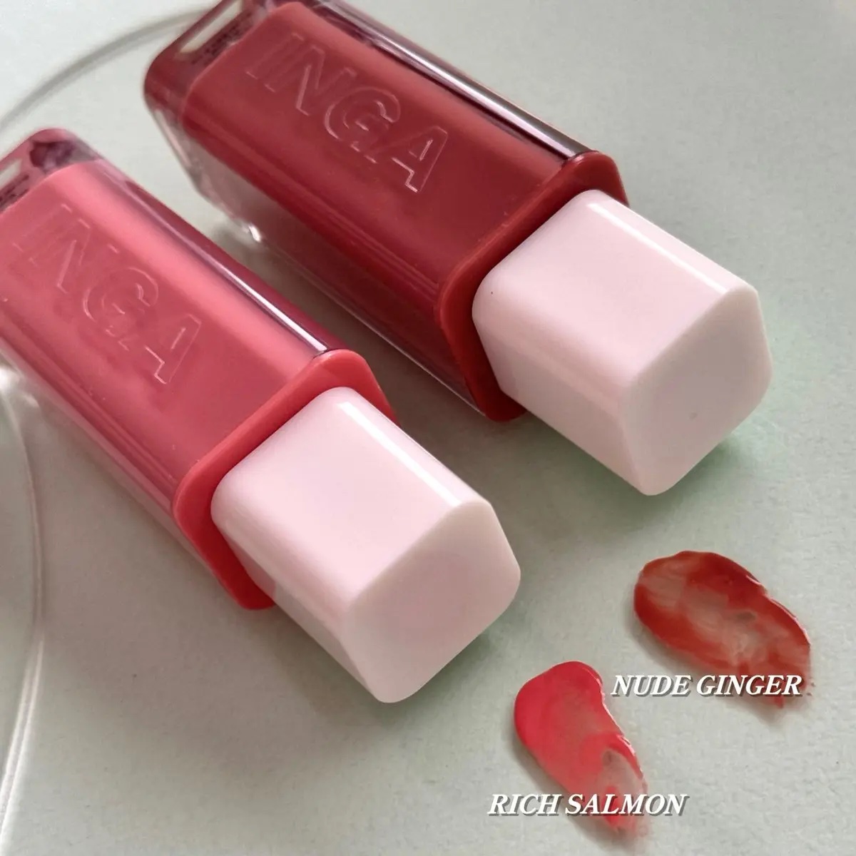 ウォーターグローリップティント/INGA/リップティントを使ったクチコミ（2枚目）