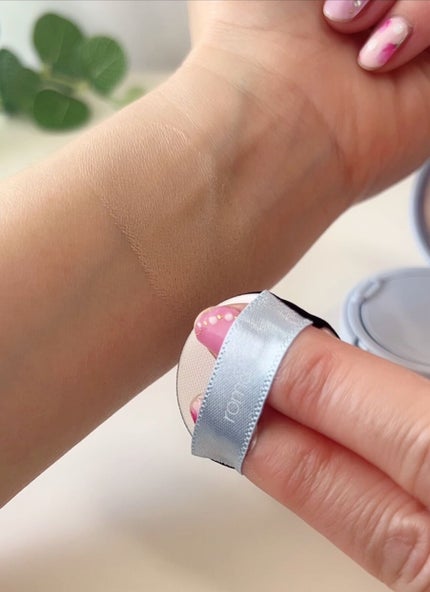 ベアウォータークッション/rom&nd/クッションファンデーションを使ったクチコミ(2枚目)