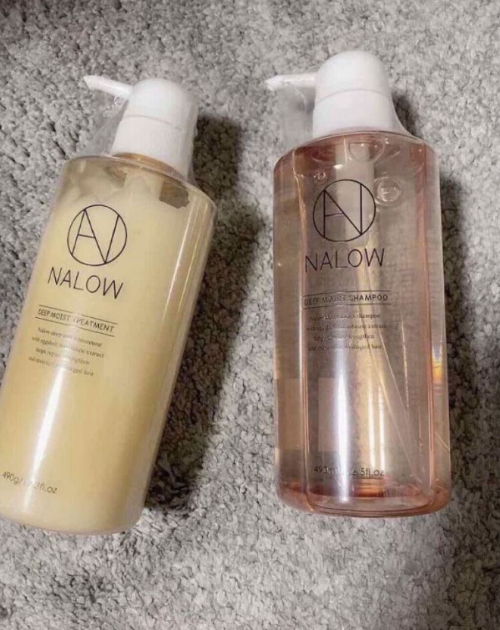ディープモイスト シャンプー／トリートメント/NALOW/市販シャンプーを使ったクチコミ（1枚目）