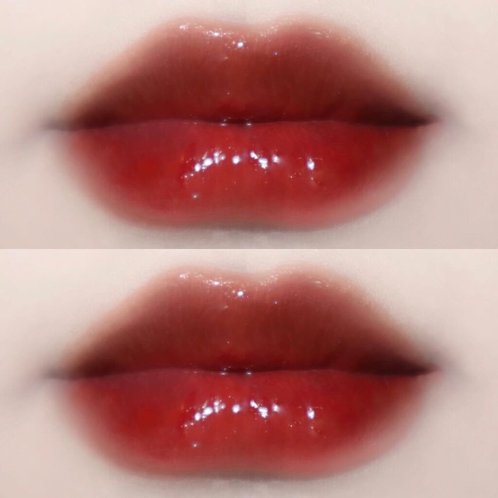 グラスティングウォーターグロス/rom&nd/リップグロスを使ったクチコミ（2枚目）