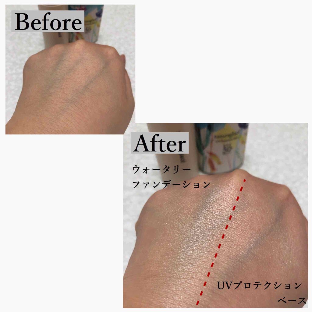 ウォータリーファンデーション N/ナチュラグラッセ/リキッドファンデーションを使ったクチコミ（3枚目）