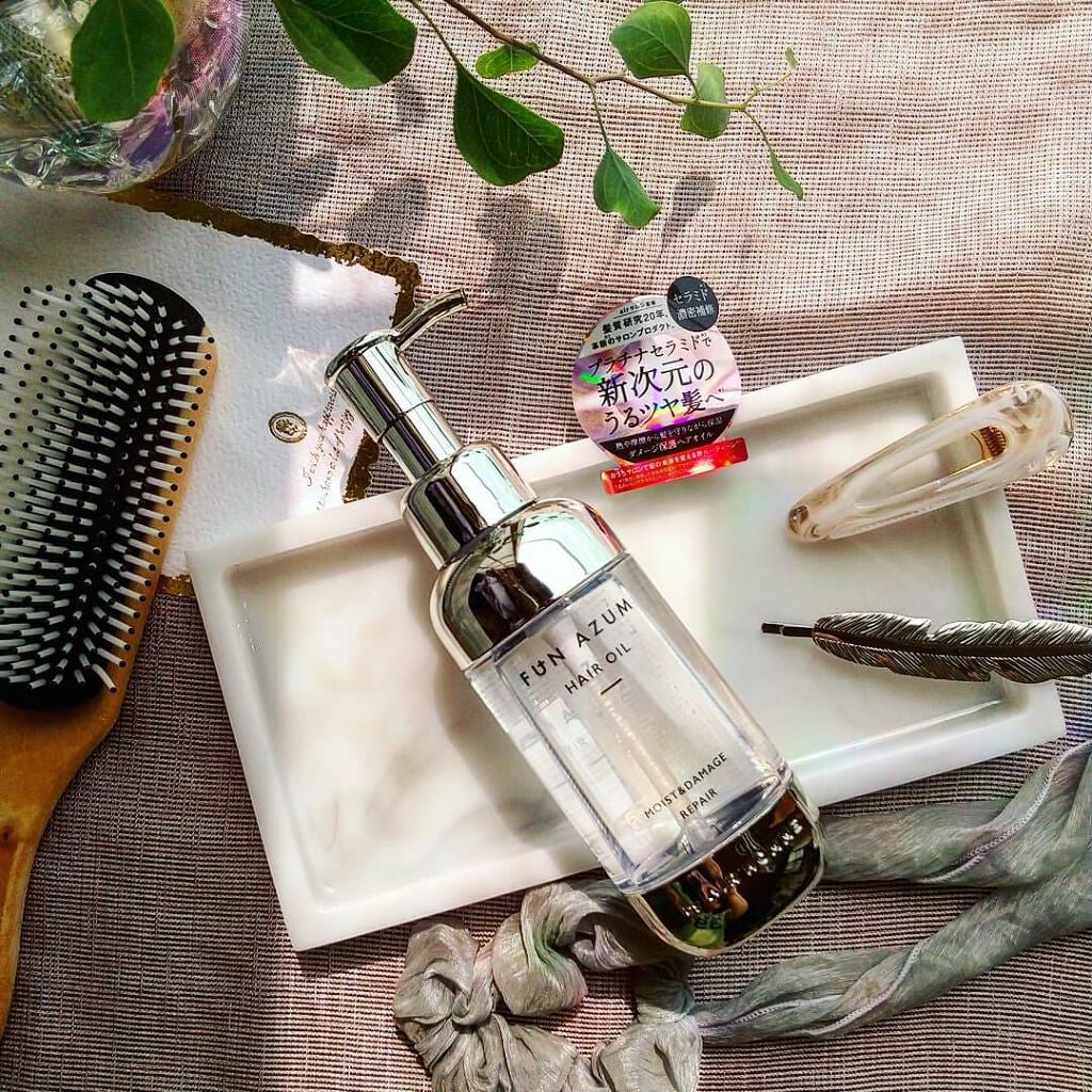 モイスト&ダメージリペア ヘアオイル/FUN AZUM/ヘアオイルを使ったクチコミ(1枚目)