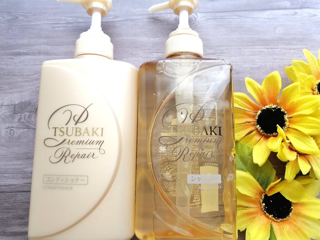 プレミアムリペア シャンプー／ヘアコンディショナー/TSUBAKI/市販シャンプーを使ったクチコミ（1枚目）