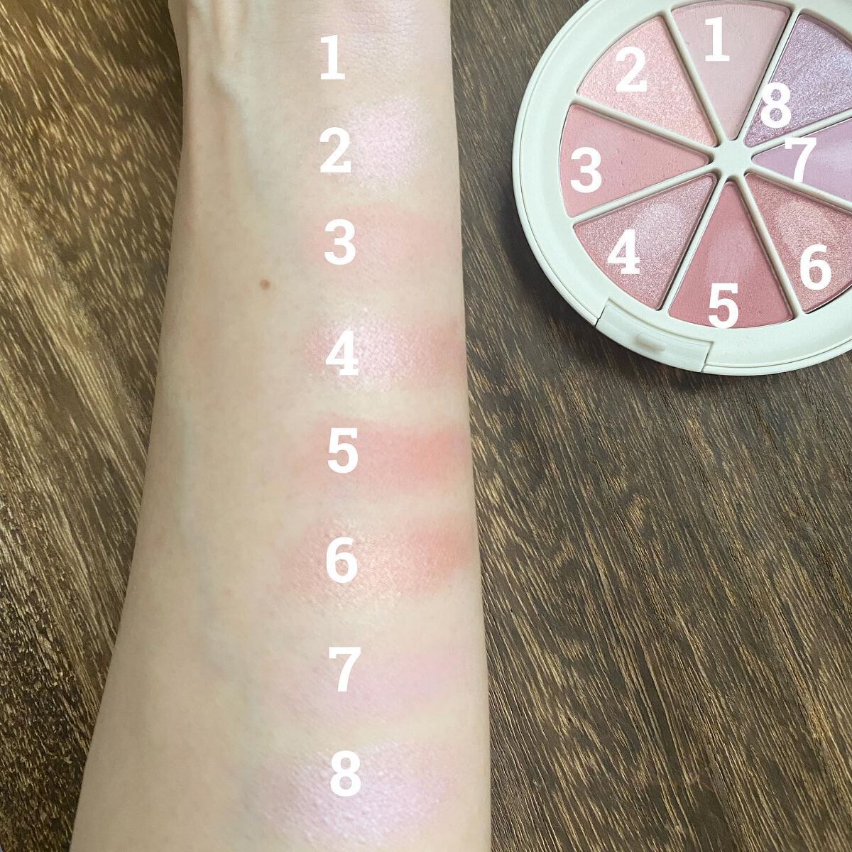 ミドルトーンアイシャドウコレクターパレット/Laka/アイシャドウパレットを使ったクチコミ(3枚目)