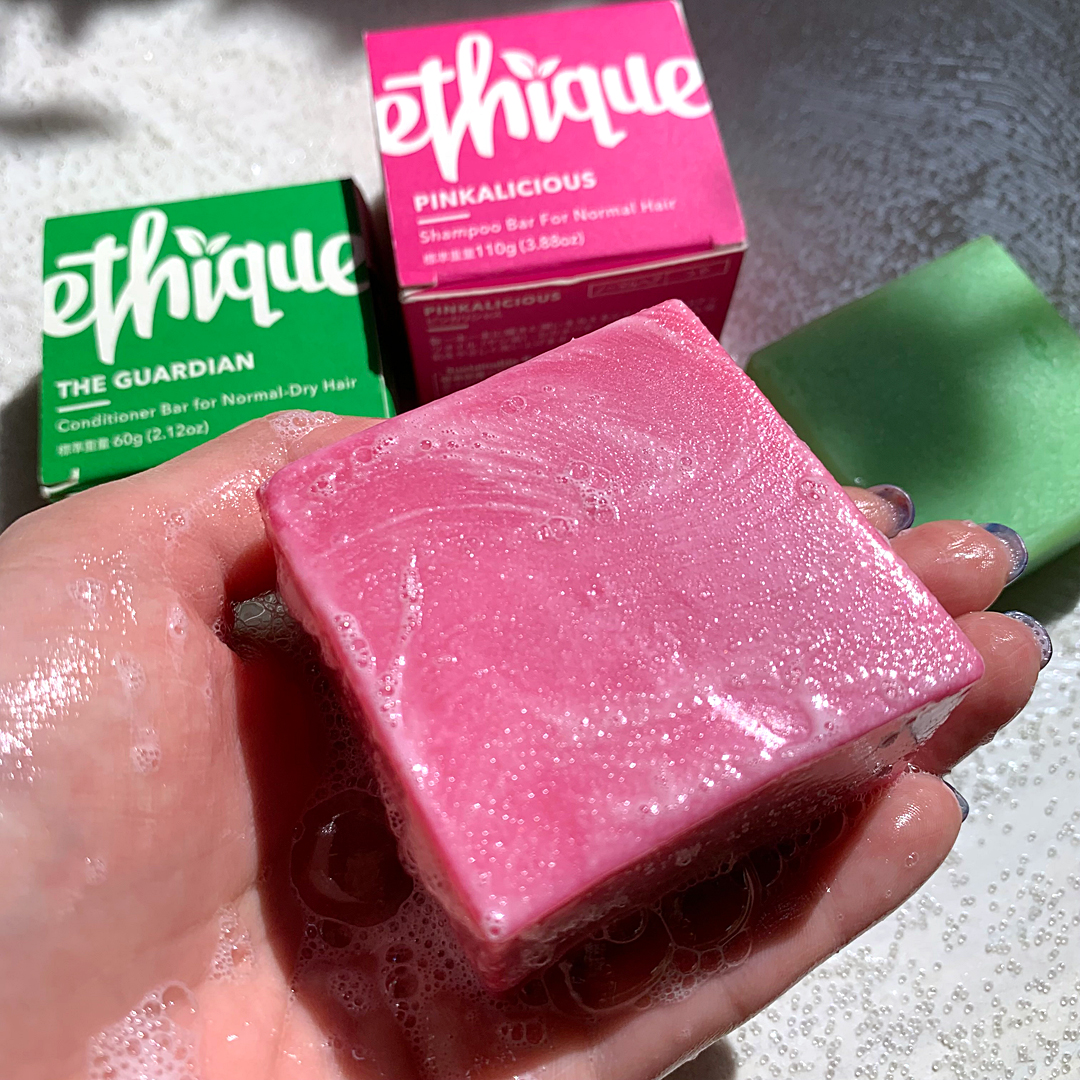 シャンプー バー ピンカリシャス/Ethique/市販シャンプーを使ったクチコミ（3枚目）