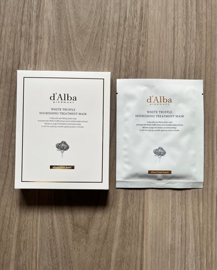 ホワイトトリュフナリシングトリートメントマスク/ダルバ/シートマスク・パックを使ったクチコミ(2枚目)