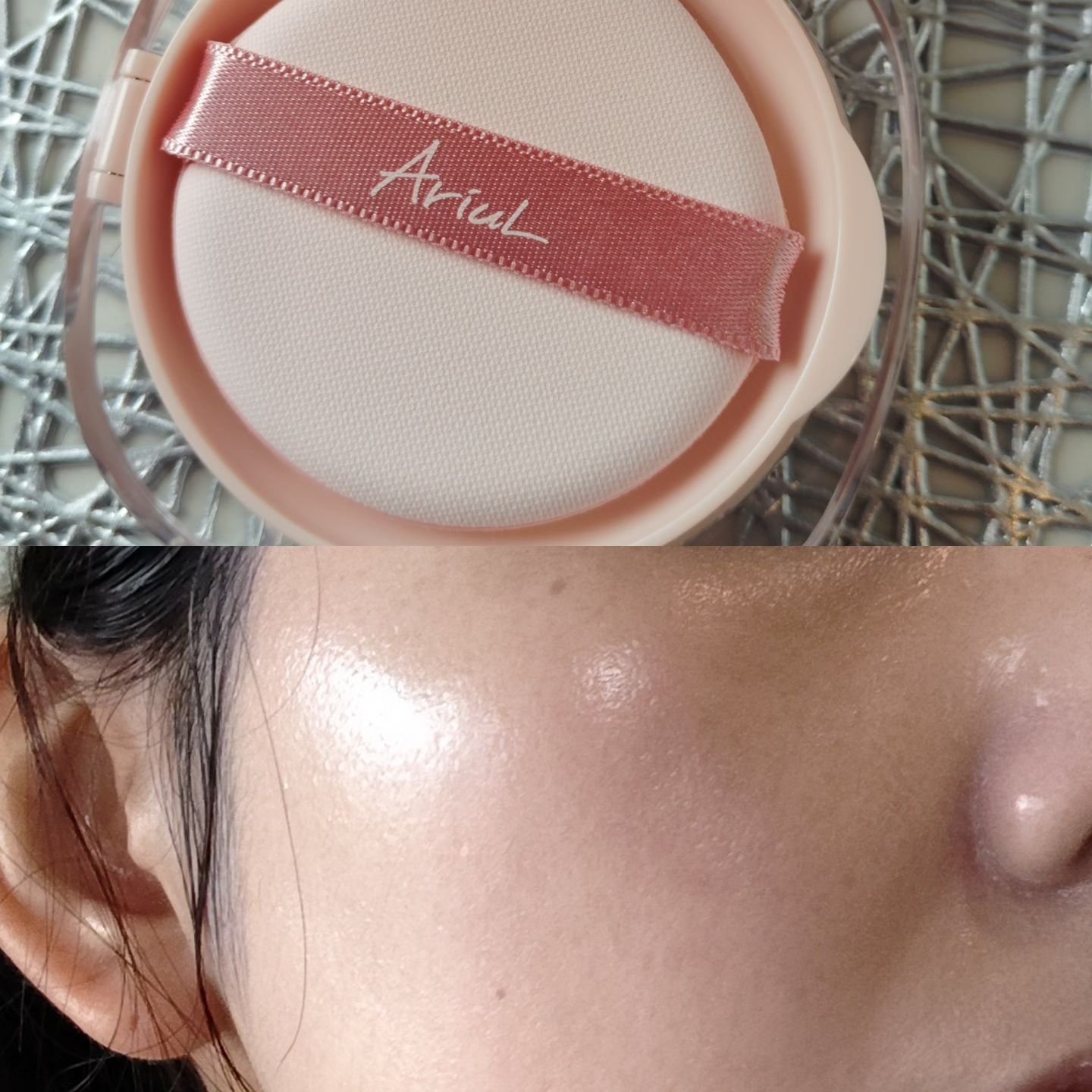 アリウル インクフェザーカバーラスティングクッション/Ariul/クッションファンデーションを使ったクチコミ（3枚目）