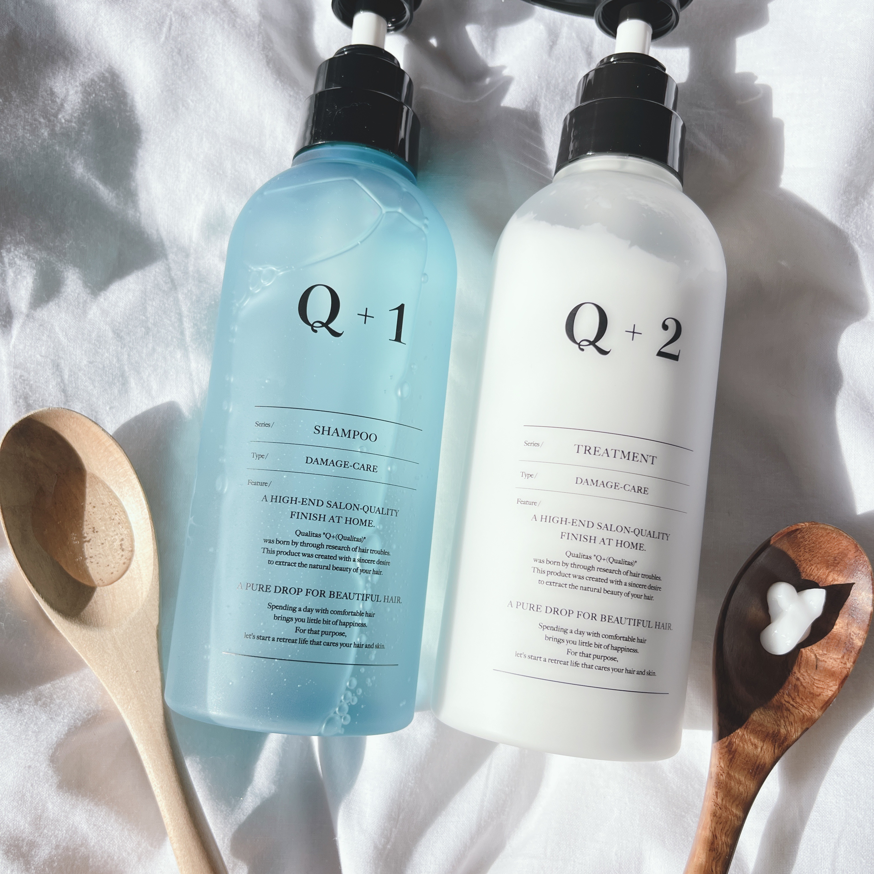 ダメージケアシャンプー/トリートメント　/クオリタス/サロンシャンプーを使ったクチコミ（2枚目）