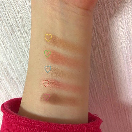 バレンタインボックス2 ピーチパレット/VAVI MELLO/アイシャドウパレットを使ったクチコミ(3枚目)