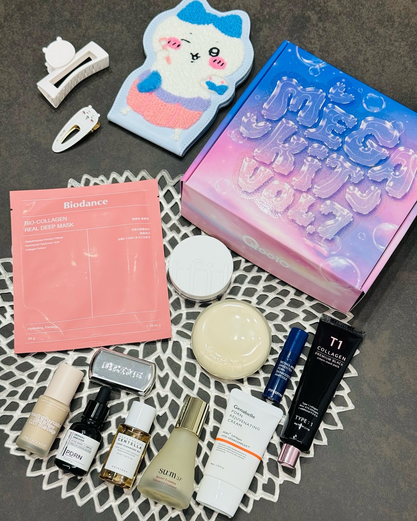 🎁
待ってました‼︎ 【 MEGA KIT vol.7 】💕
⁡
⁡
Qoo10おすすめの韓国コスメキット✨
新作や話題のアイテムなど厳選された商品が沢山🥺
⁡
⁡
20%メガポで何を買うか悩んでる方は
ぜひチェックしてね❣️
⁡
⁡