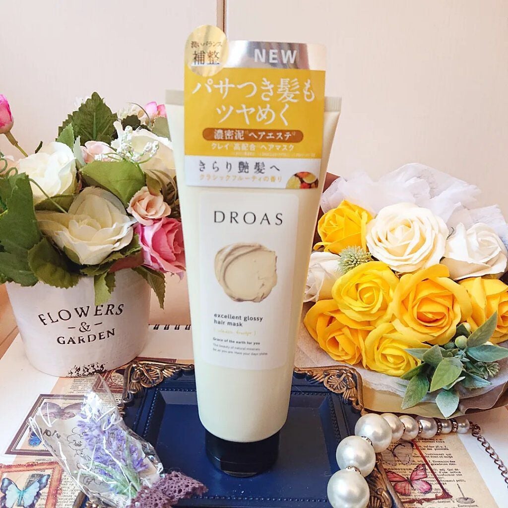 クレイヘアマスク エクセレントグロッシー/DROAS/ヘアマスク・ヘアパックを使ったクチコミ(4枚目)