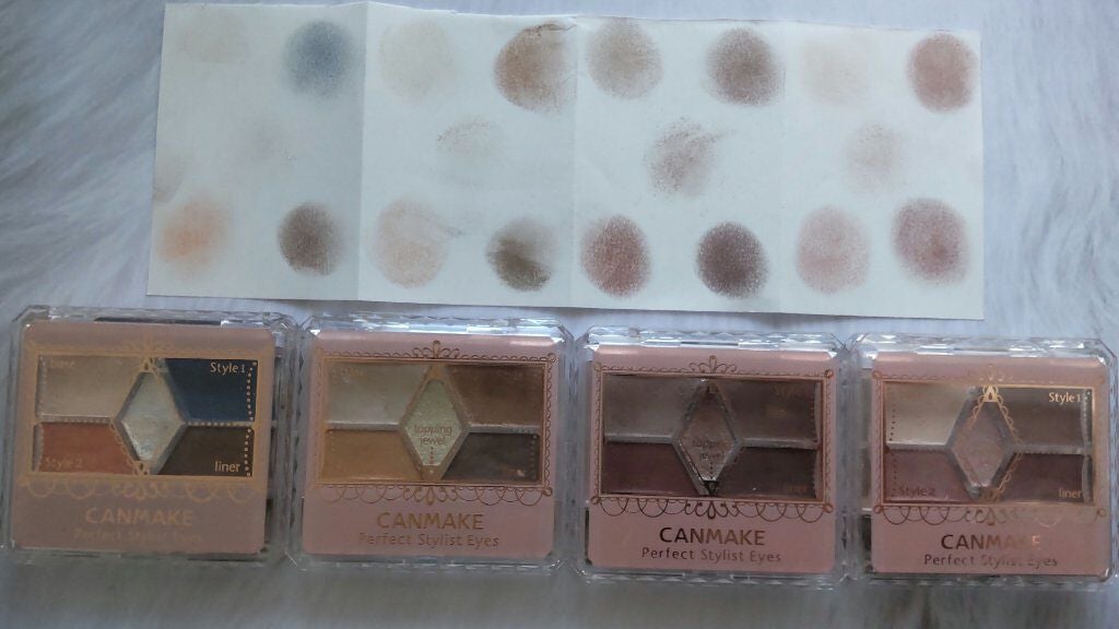 【旧品】パーフェクトスタイリストアイズ/キャンメイク/アイシャドウパレットを使ったクチコミ(5枚目)