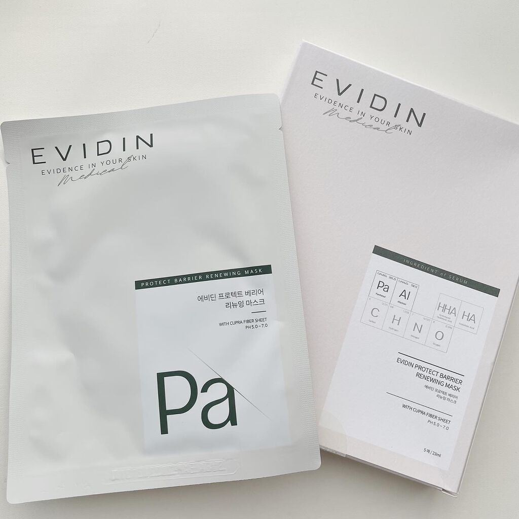 PROTECT BARRIER RENEWING MASK/EVIDIN/シートマスク・パックを使ったクチコミ（2枚目）