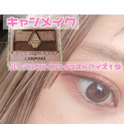 【旧品】パーフェクトスタイリストアイズ/キャンメイク/アイシャドウパレットを使ったクチコミ(1枚目)