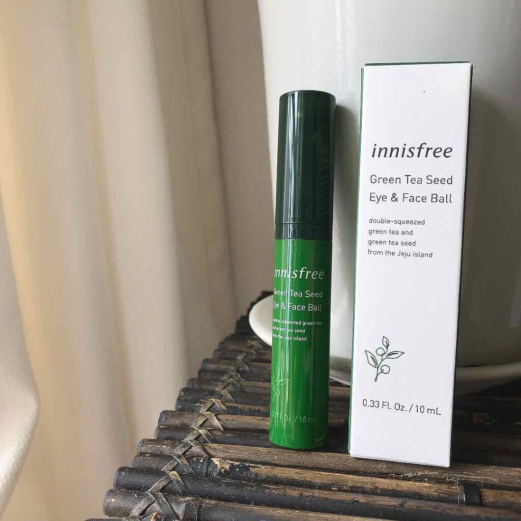 グリーンティーシード アイ&フェイスボール/innisfree/美容液を使ったクチコミ(1枚目)