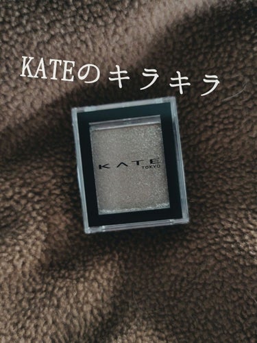 しいなです🎍

KATEのアイシャドウ買ってきました！
色はノーブルグレーで、期間限定？新色？らしい🤭

グレーなんですけど実際に肌にのせてみると
シルバーラメですね✨
そして瞼にぬったとき、ﾗﾒﾄﾞ-