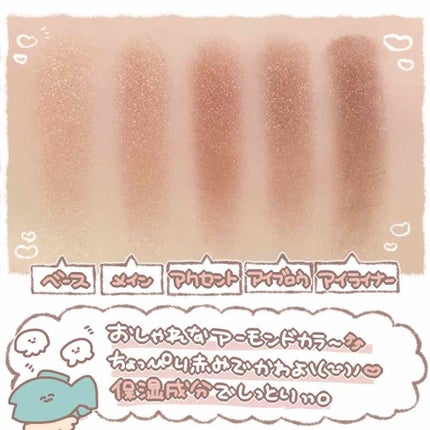 パーフェクトマルチアイズ/キャンメイク/アイシャドウパレットを使ったクチコミ(4枚目)