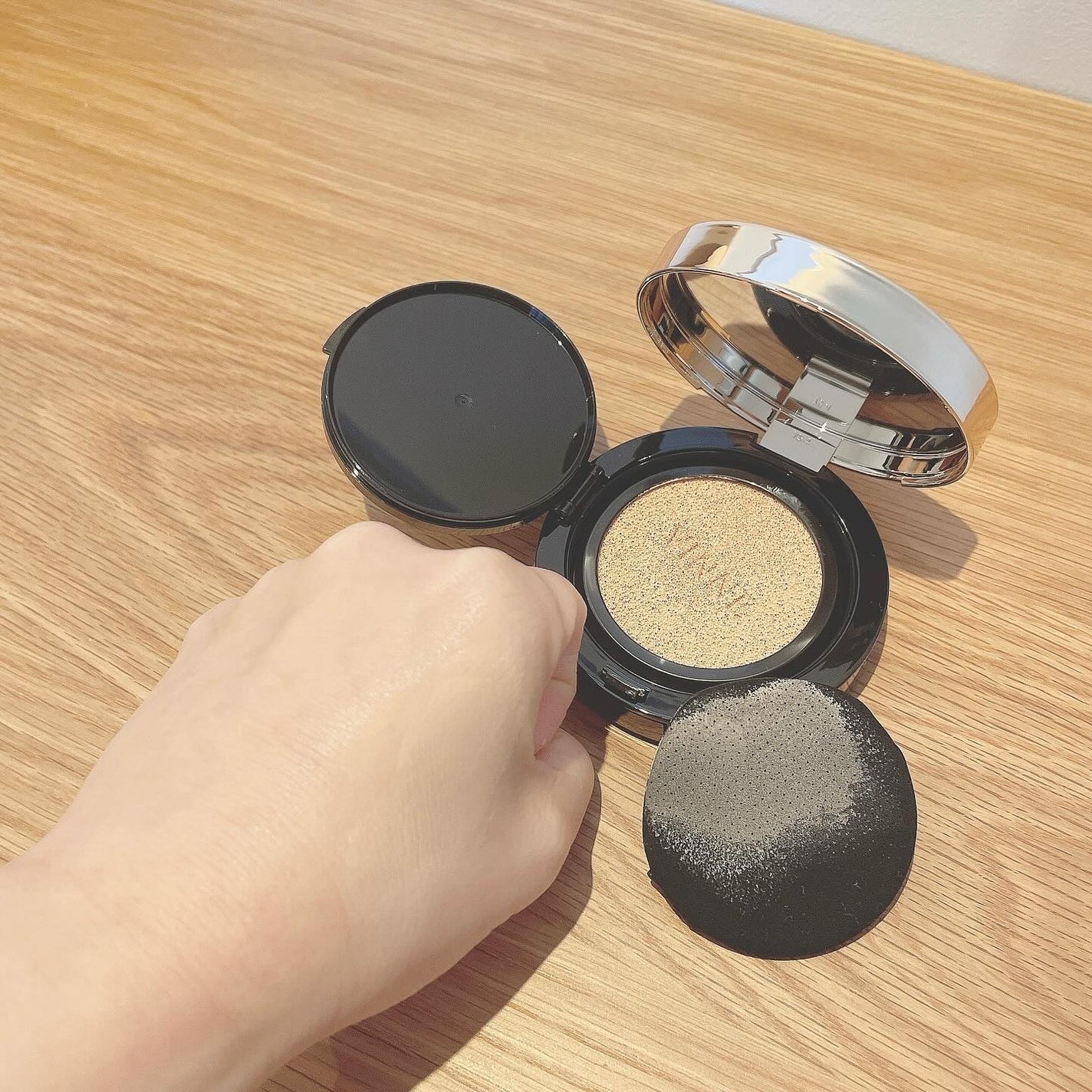 エッセンス ラディアンス クッション/VINNE /クッションファンデーションを使ったクチコミ(2枚目)