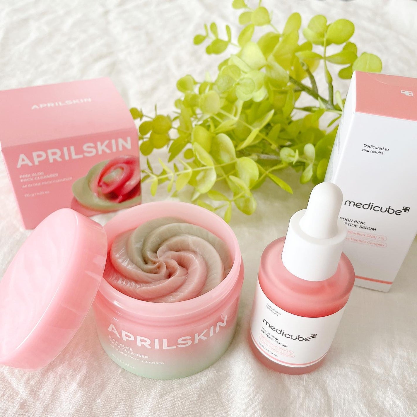 ピンクアロエメレンゲクレンザー/APRILSKIN/その他洗顔料を使ったクチコミ(1枚目)