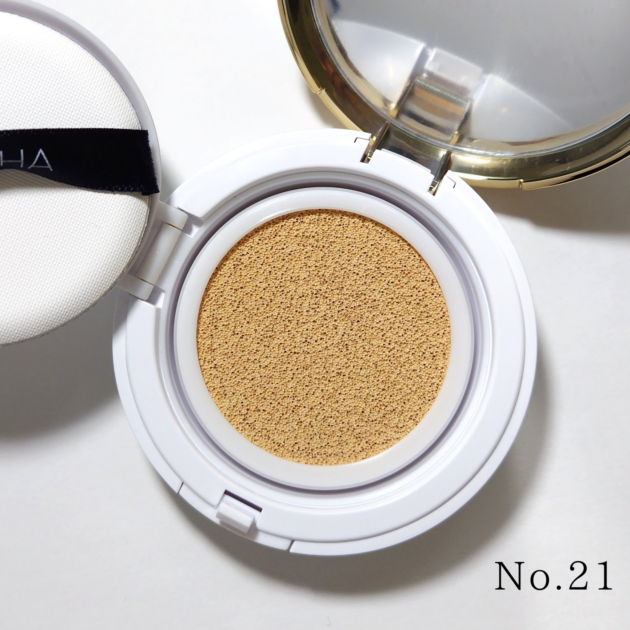 M クッション ファンデーション(モイスチャー) No.21/MISSHA/クッションファンデーションを使ったクチコミ（2枚目）