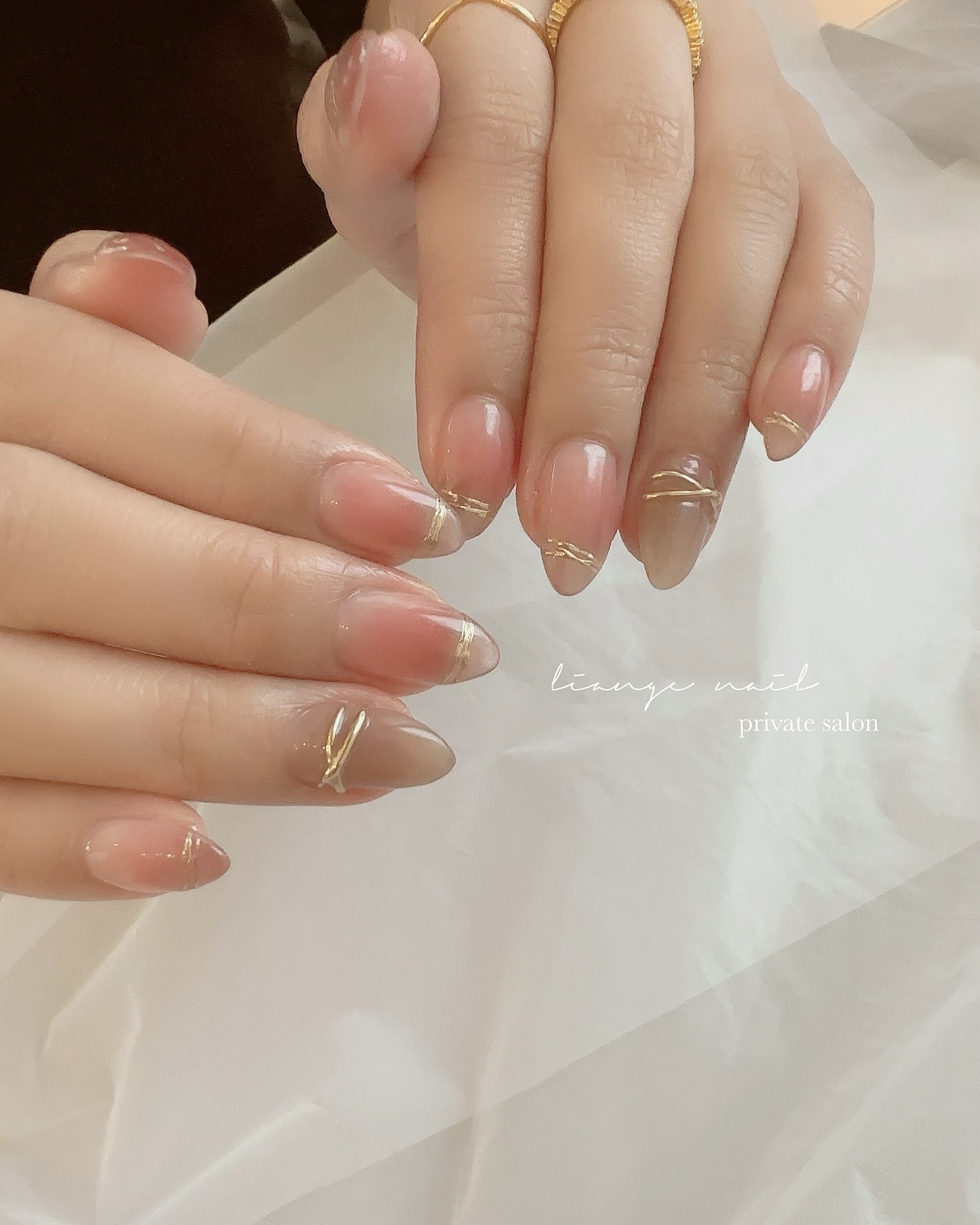 #ネイル,#大人ニュアンスネイル,#ニュアンスネイル,#ジェルネイル,#ピンクネイル,#リングネイル,#アクセサリーネイル,#シンプルネイル,#オフィスネイルのネイルデザイン