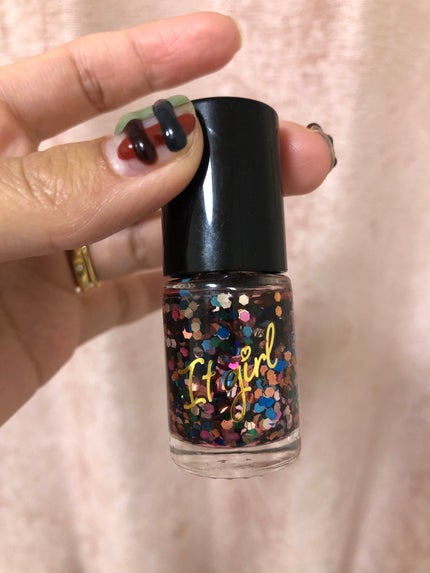 ITGグリッターネイル/DAISO/マニキュアを使ったクチコミ(1枚目)