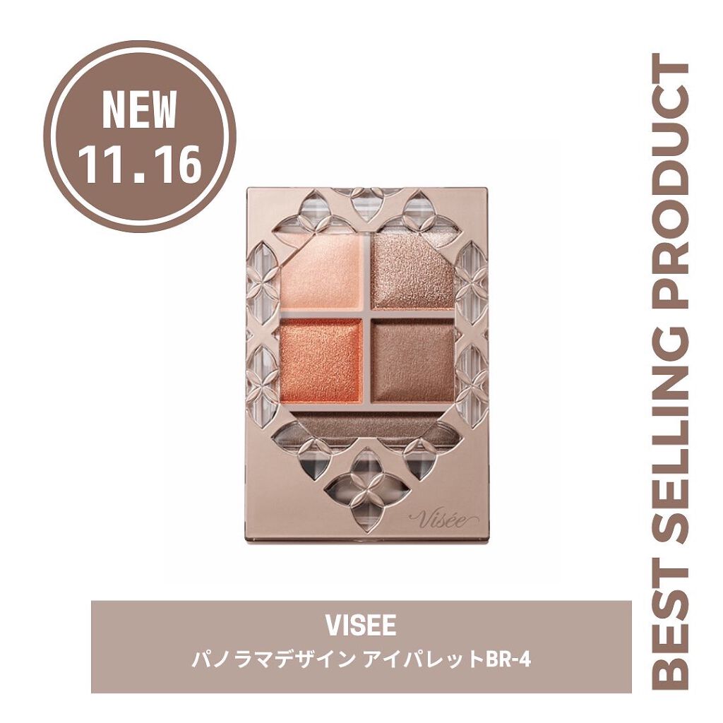 パノラマデザイン アイパレット/Visée/アイシャドウパレットを使ったクチコミ（1枚目）