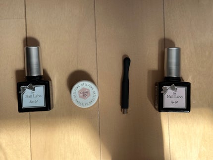 ノンサンディング トップジェル/by Nail Labo/ジェルネイルを使ったクチコミ(5枚目)