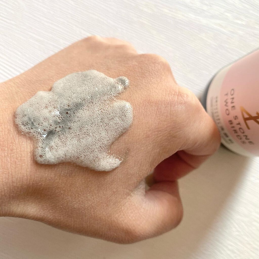 洗顔だけじゃない+パックもできる洗顔料/ONE STONE TWO BIRDS/その他洗顔料を使ったクチコミ(6枚目)