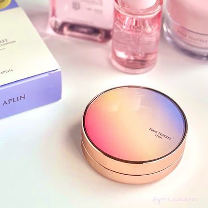 ピンクティーツリーカバーアップグロウクッション/APLIN/クッションファンデーションを使ったクチコミ(1枚目)