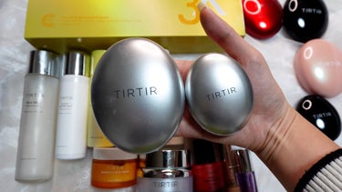 TIRTIR(ティルティル) マスクフィットオーラクッションのクチコミ「🩶マスクフィットオーラミニクッション
こんなに小さいサイズなのにしっかり使えることに感動！
程.....」（2枚目）