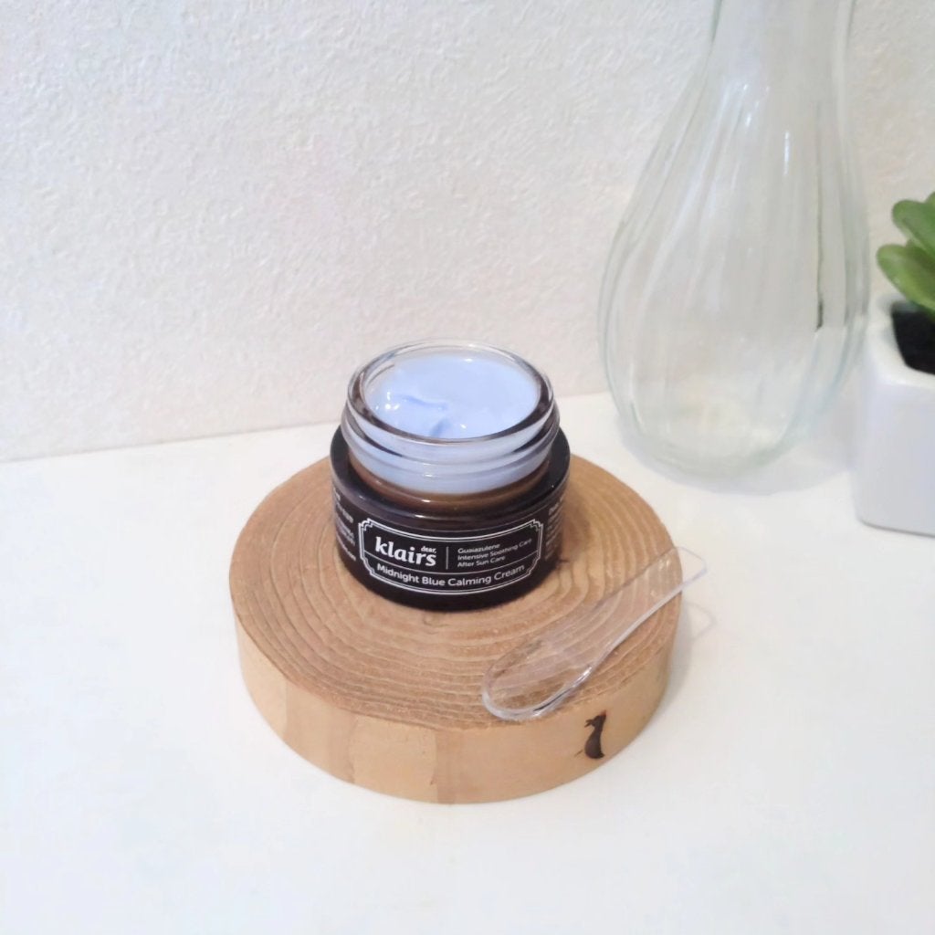 ミッドナイトブルーカーミングクリーム/Klairs/フェイスクリームを使ったクチコミ(3枚目)
