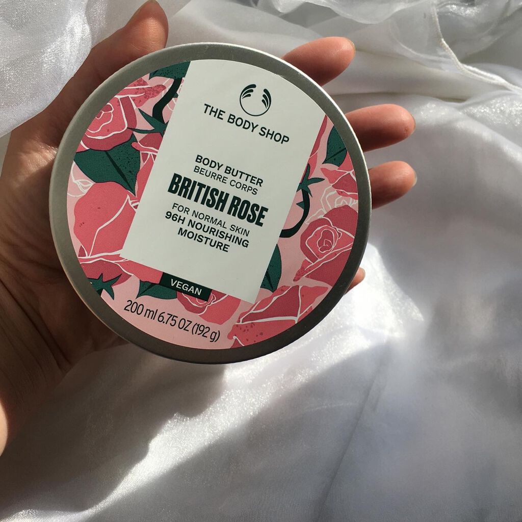 ボディバター ブリティッシュローズ/THE BODY SHOP/ボディクリームを使ったクチコミ（2枚目）