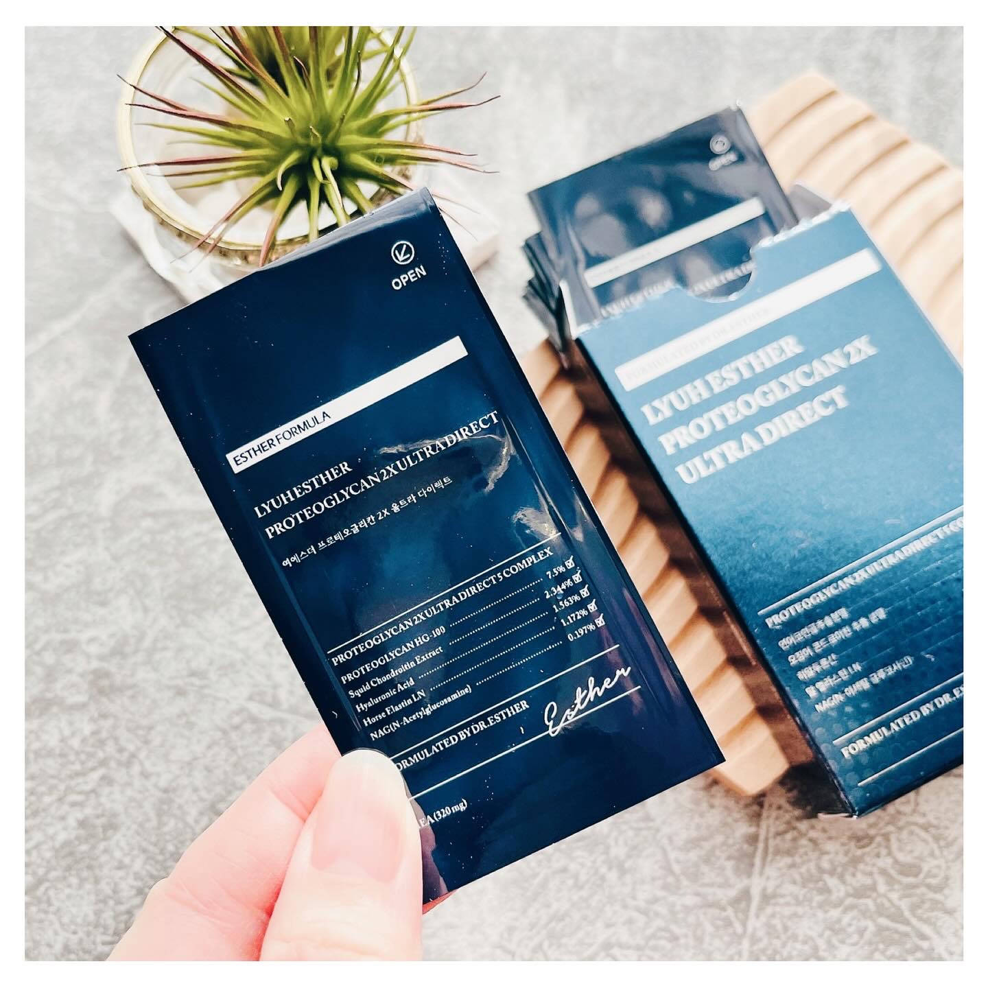 ヨエスタープロテオグリカン2x　ウルトラダイレクト/ESTHER FORMULA/健康サプリメントを使ったクチコミ（3枚目）