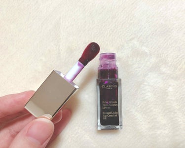 コンフォート リップオイル  08 blackberry/CLARINS/リップグロスを使ったクチコミ（2枚目）