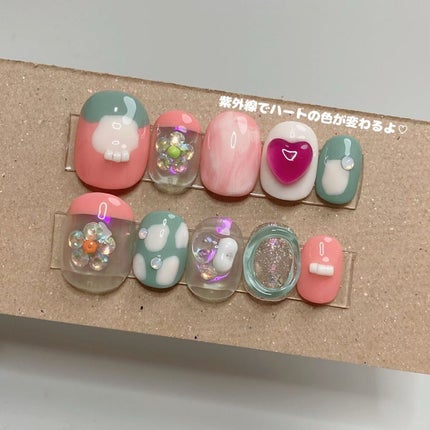 プチプライス カラージェル/Petit Price/ジェルネイルを使ったクチコミ(3枚目)