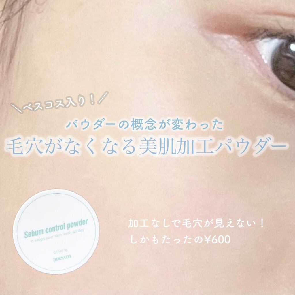 アニューム セバム コントロール パウダー/saat insight/ルースパウダーを使ったクチコミ(1枚目)
