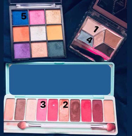 UR GLAM BLOOMING EYE COLOR PALETTE/U R GLAM/アイシャドウパレットを使ったクチコミ(3枚目)