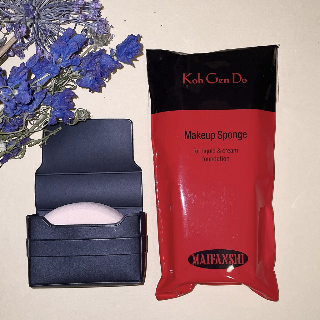 メイクアップスポンジ(リクイッド/クリーム ファンデーション用)/Koh Gen Do/パフ・スポンジを使ったクチコミ（3枚目）